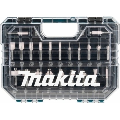 Sada 22ks stopkových fréz, stopka 8mm, Makita D-74778