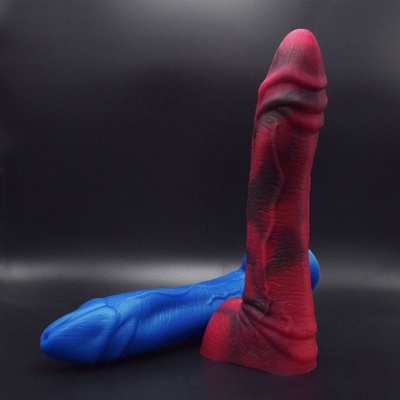 Topped Toys Artemis 93 Blue Steel prémiové silikonové dildo 35,5 x 7,6 cm