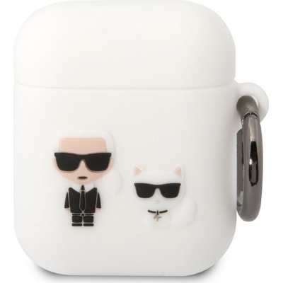 Karl Lagerfeld and Choupette na Airpods 1/2 KLACA2SILKCW