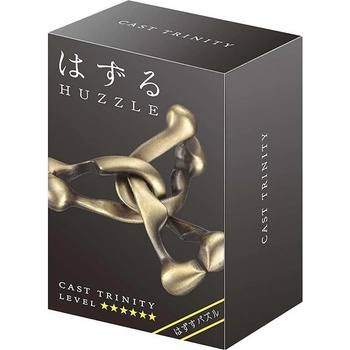 Hanayama Метален логически пъзел Hanayama - Cast Puzzle Trinity Huzzle (515118)