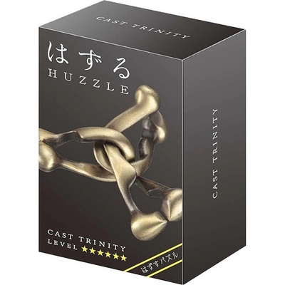 Hanayama Метален логически пъзел Hanayama - Cast Puzzle Trinity Huzzle (515118)