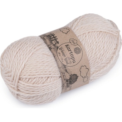 Pletací příze Melange Wool 100 g Varianta: 3 (855) béžová světlá, Balení: 1 ks 54974/138020/253070