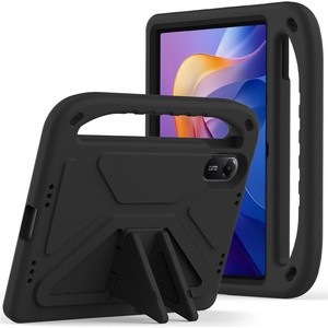 Xiaomi EVA Удароустойчив калъф за Xiaomi Redmi Pad 2 с Дръжка и Стойка, Включен протектор- Черен, Син, Червен, Розов, Лилав, Зелен