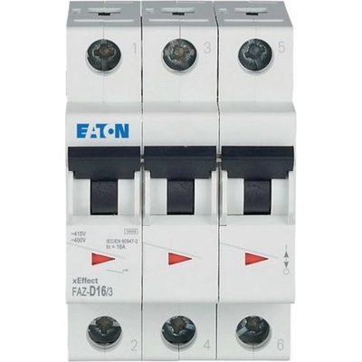 Eaton Автоматичен прекъсвач eaton faz-d16/3, 278896 - 16 a, 3p (278896)
