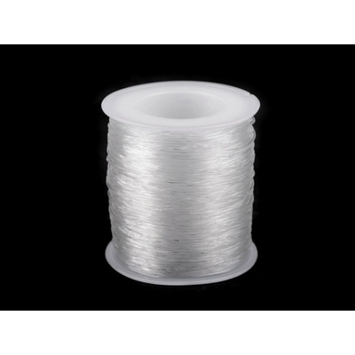 Pruženka / gumička kulatá Ø0,8 mm transparent 1 ks
