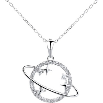Silenti Jewelry Сребърно колие "Галактика