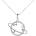 Silenti Jewelry Сребърно колие "Галактика