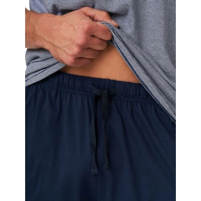 Key pánské pyžamo MNS 357 A23 KR VÝPRODEJ pruhy/tmavomodrá