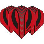 Winmau Пера Winmau Mega Standard Red & Black