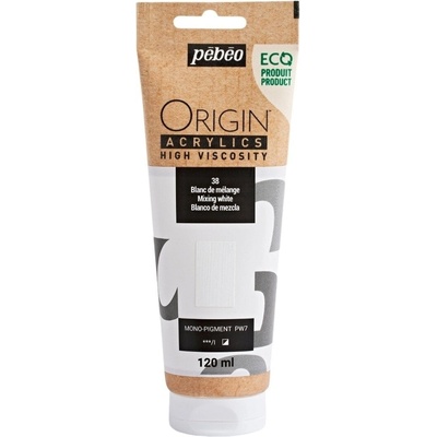 Pébéo Origin АКРИЛНА боя Mixing White 120 ml 1 бр (817138)