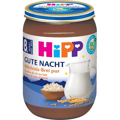 HiPP BIO kaša Dobrú noc Krupicová s banánom 190 g