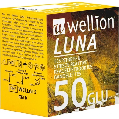 Wellion Luna Duo testovacie prúžky 50 ks