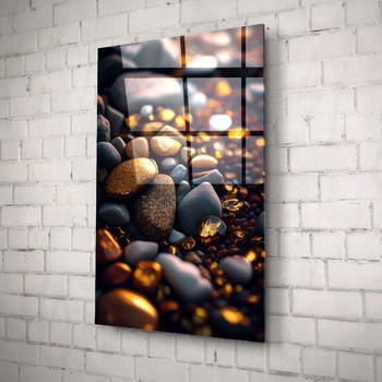 Art gift Стъклено АРТ пано - Сияние на речния бряг