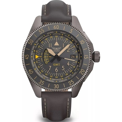 Aviator Мъжки часовник Aviator Airacobra Gmt V. 1.37. 7.305. 4 (V.1.37.7.305.4)