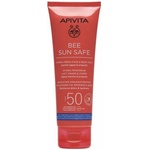 APIVITA Слънцезащитен лек лосион за лице и тяло, Apivita Bee Sun Hydra Face & Body Milk SPF50, Travel Size 100ml