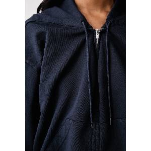 MM6 Maison Margiela суичър с цип и качулка дамски от памук (S52HG0045.M25025)