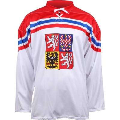 Merco hokejový dres ČR, OH Soči 2014 replika biela