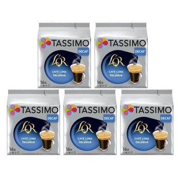 Douwe Egberts Tassimo L'or Lungo Decaf Безкофеиново кафе 16 броя кашон 5 пакета