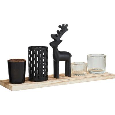 Home Styling Collection Sada vánočních svícnů na čajovou svíčku 6 ks vícebarevný