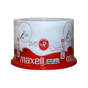 Maxell DVD-R MAXELL, 4, 7 GB, 16x, Printable, 50 pk cake box (ML-DDVD-R-50PR)