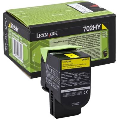 Lexmark 70C2HY0 CS310, CS/CX410, 510 Yellow Return Programme 3K Toner Cartridge (70C2HY0)