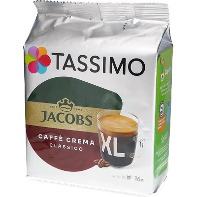 Jacobs | Caffè Crema Classico XL - 16 капсули за Tassimo