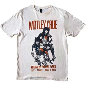 Mötley Crüe World Tour Vintage White 2XL Риза (MOTTEE22MNC05)