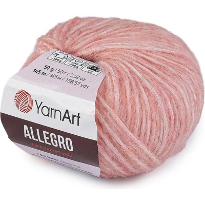 Pletací příze Allegro 50 g Varianta: 4 (717) pudrová, Balení: 1 ks 61634/160050/286160
