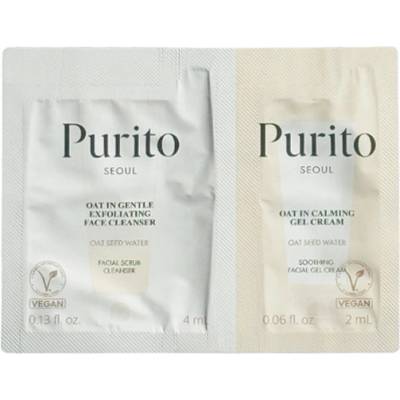 PURITO Oat Duo (sample) - Успокояващ Почистващ Продукт и Крем (sample) 4ml+2ml