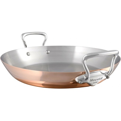 Mauviel Medená panvica na paellu s nerezovými ušami, M’héritage 150 S, Ø 35 cm / 3,7 l 613735