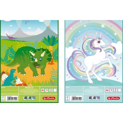 Herlitz Malířský blok A4/75listů Comic mix motivů – Zboží Dáma