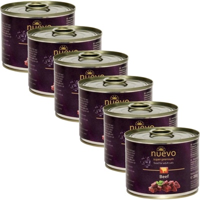 nuevo Консерва NUEVO CAT Adult Beef 6 x 200 г
