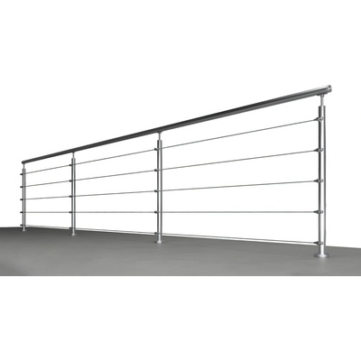 Hahn Steel Nerezové lankové zábradlí, 5000x1000mm - 5x výplň – Zboží Mobilmania