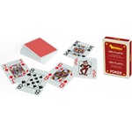 Philos Карти за игра, red, plastic, Philos