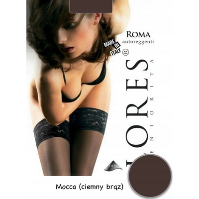 Lores SAMODRŽIACE PANČUCHY LORES ROMA 15 DEN VISONE
