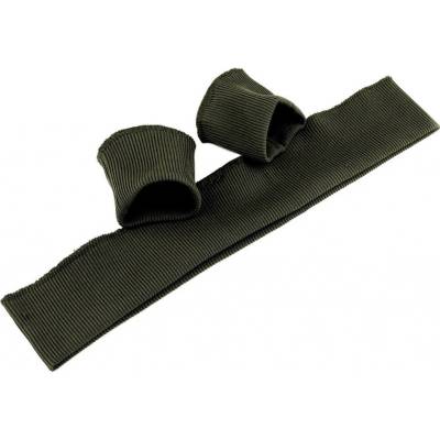 Elastické náplety šíře 7 cm sada (2x rukáv, 1x pás) - (013) hnědoolivová