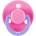 Lorelli Силиконова залъгалка с капаче Lorelli - Circle, 0 м+, Pink (10220750002)