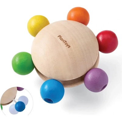 PlanToys Duhové chrastítko