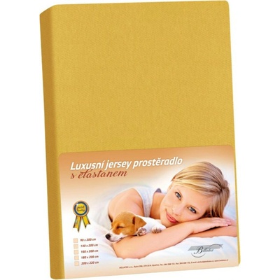 Bellatex prostěradlo Jersey LUX Oranžové 180x200