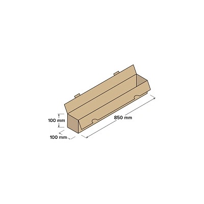 Kartónový tubus M – 650x100x100mm, 10 ks