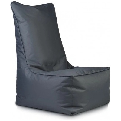 Ecopuf ELEGANT polyester NC16 Tmavo sivá