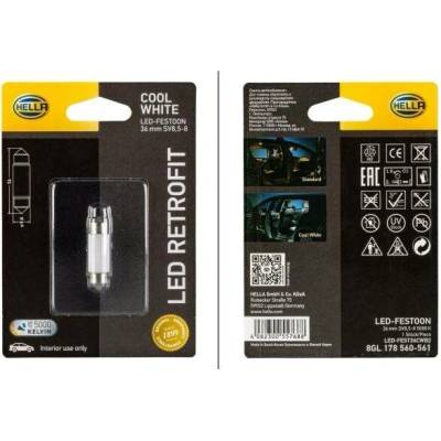 Žárovka, osvětlení motorového prostoru HELLA 8GL 178 560-561