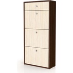 Bogdan Furniture G Шкаф за обувки Мебели Богдан 321bm, венге и астра - bogdanmebel