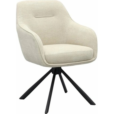 Unique Furniture Avola s podrúčkami Krémovobiele