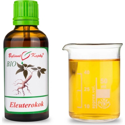 Bylinné kapky Eleuterokok BIO bylinné kvapky tinktúra 50 ml