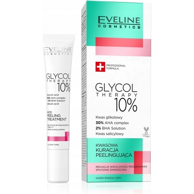Eveline Cosmetics Glycol Therapy peeling s kyselinami 20 ml