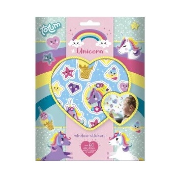 Image 1 of Totum - Декорирай сам - Със стикери за стъкло Еднорог