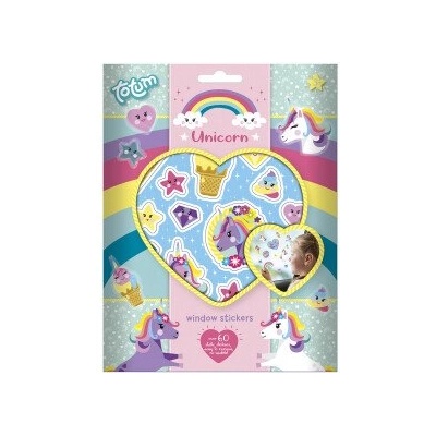 Totum - Декорирай сам - Със стикери за стъкло Еднорог