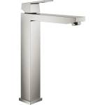 GROHE Eurocube XL висок смесител за умивалник, четен хром, Supersteel (23406DC0)