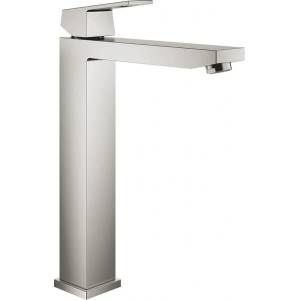 GROHE Eurocube XL висок смесител за умивалник, четен хром, Supersteel (23406DC0)